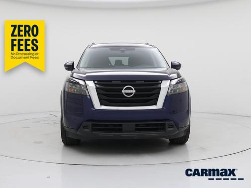 Blue 2025 Nissan Pathfinder SV