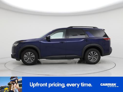 Blue 2025 Nissan Pathfinder SV