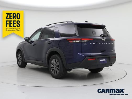 Blue 2025 Nissan Pathfinder SV