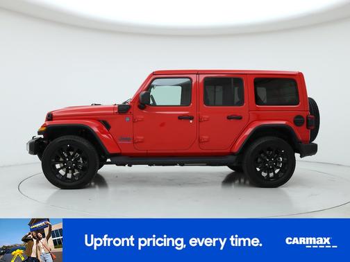 Red 2025 Jeep Wrangler 4xe Sahara