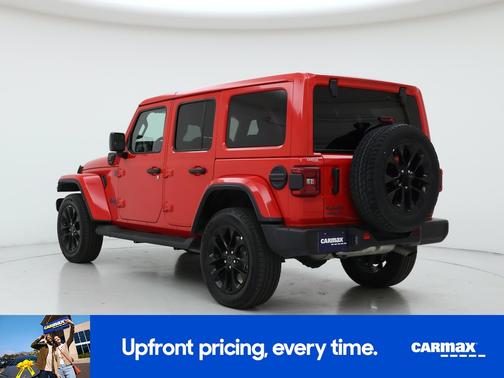 Red 2025 Jeep Wrangler 4xe Sahara