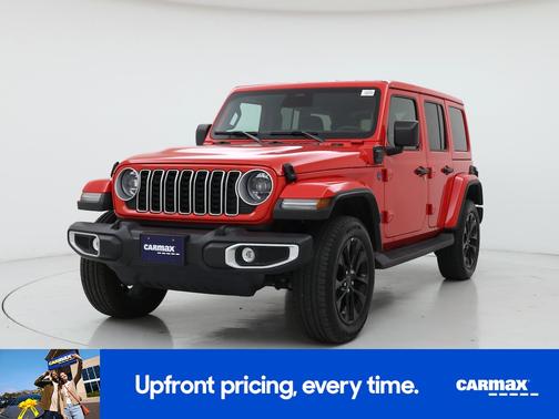 Red 2025 Jeep Wrangler 4xe Sahara