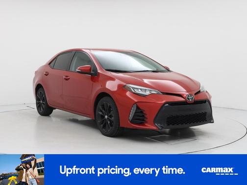 Red 2017 Toyota Corolla SE