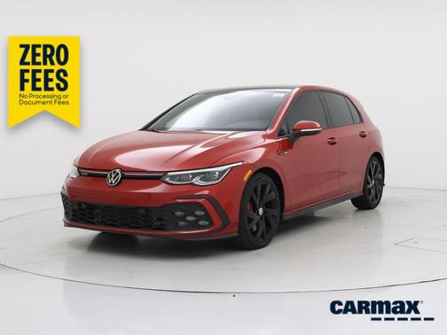 Red 2022 Volkswagen Golf GTI SE