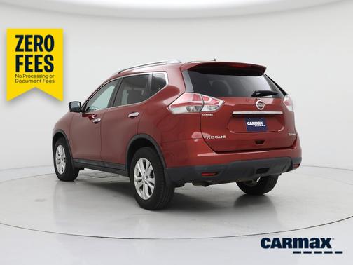 Red 2016 Nissan Rogue SV