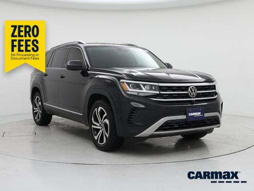 Black 2021 Volkswagen Atlas SEL Premium