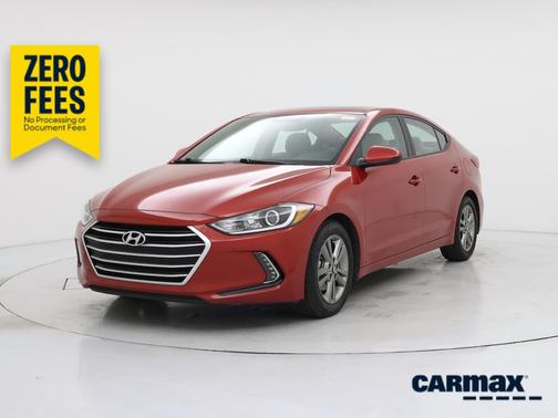 Red 2017 Hyundai ELANTRA Value Edition