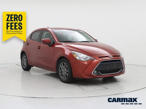 Red 2020 Toyota Yaris LE