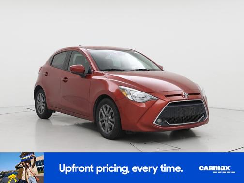 Red 2020 Toyota Yaris LE
