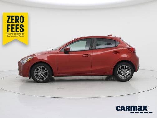 Red 2020 Toyota Yaris LE