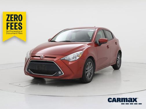 Red 2020 Toyota Yaris LE