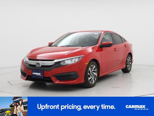 Red 2018 Honda Civic EX