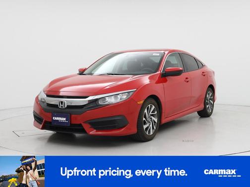 Red 2018 Honda Civic EX
