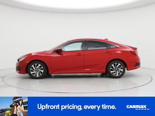 Red 2018 Honda Civic EX