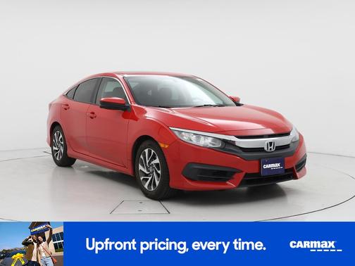 Red 2018 Honda Civic EX