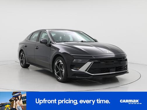 Black 2024 Hyundai SONATA SEL