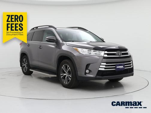 Gray 2019 Toyota Highlander LE Plus