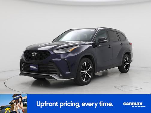 Blue 2021 Toyota Highlander XSE