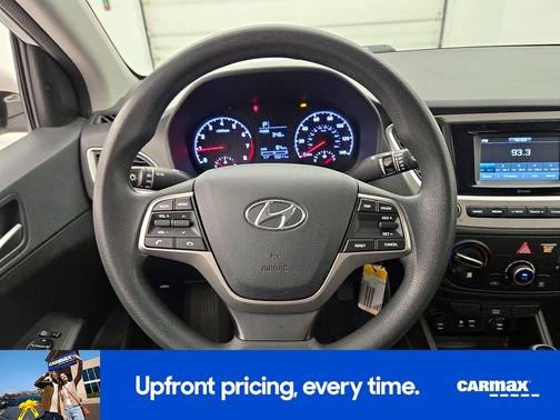 White 2019 Hyundai Accent SE