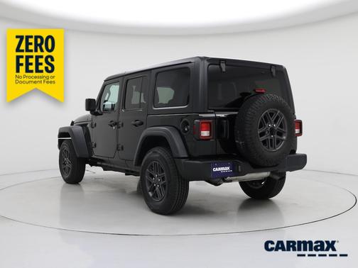 Black 2024 Jeep Wrangler Sport S