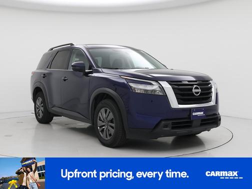 Blue 2025 Nissan Pathfinder SV