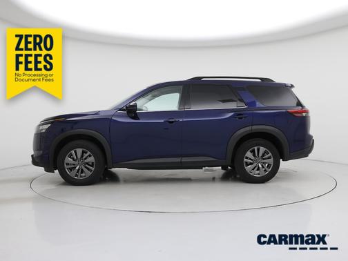Blue 2025 Nissan Pathfinder SV