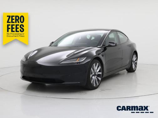 Black 2024 Tesla Model 3