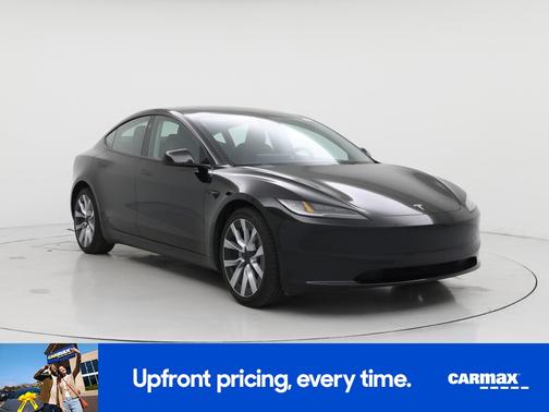 Black 2024 Tesla Model 3