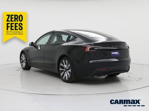 Black 2024 Tesla Model 3
