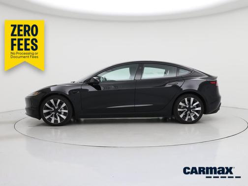 Black 2024 Tesla Model 3
