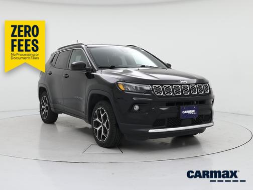Black 2025 Jeep Compass Limited