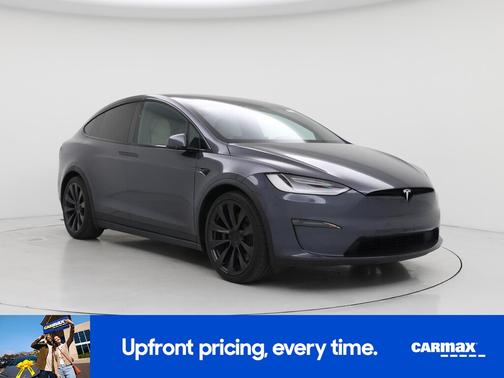 Gray 2022 Tesla Model X Plaid