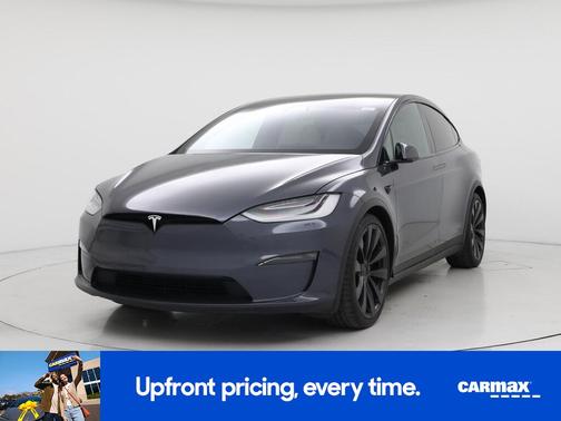 Gray 2022 Tesla Model X Plaid