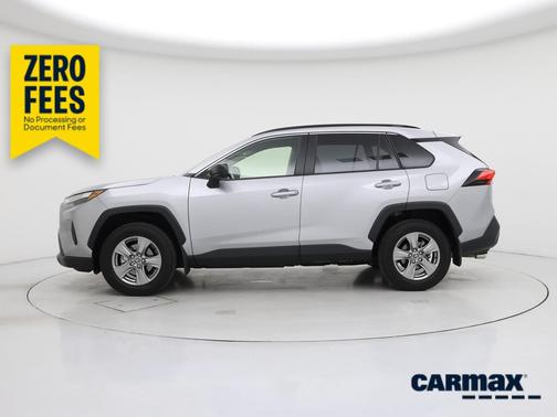 Silver 2025 Toyota RAV4 Hybrid LE