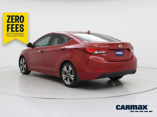 Red 2014 Hyundai ELANTRA Sport