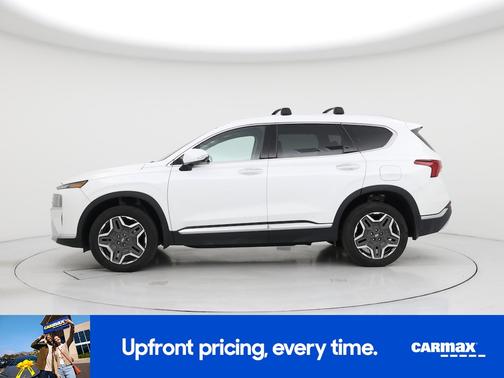 White 2023 Hyundai SANTA FE HEV Limited