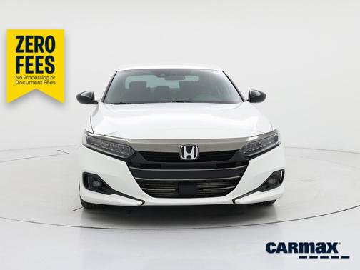 White 2022 Honda Accord Sport