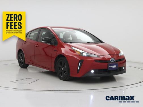 Red 2021 Toyota Prius 20th Anniversary Edition