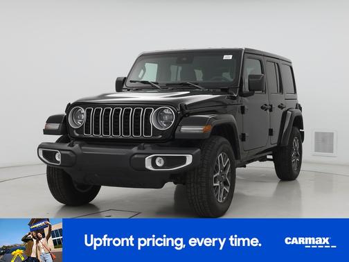 Black 2025 Jeep Wrangler Sahara