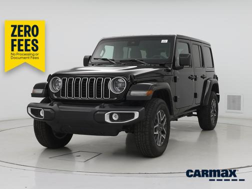 Black 2025 Jeep Wrangler Sahara