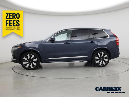 Blue 2023 Volvo XC90 Recharge Plug-In Hybrid T8 Ultimate