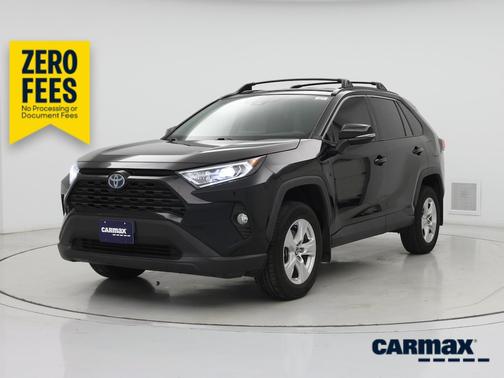Black 2021 Toyota RAV4 Hybrid XLE