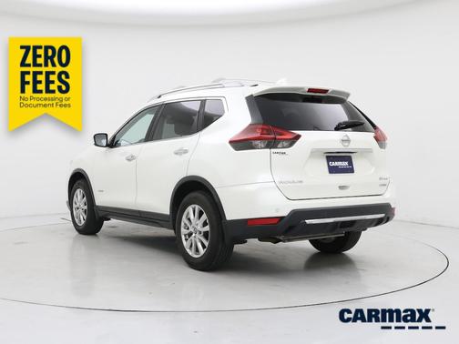 White 2019 Nissan Rogue Hybrid SV