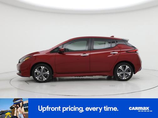 Red 2020 Nissan Leaf SV Plus