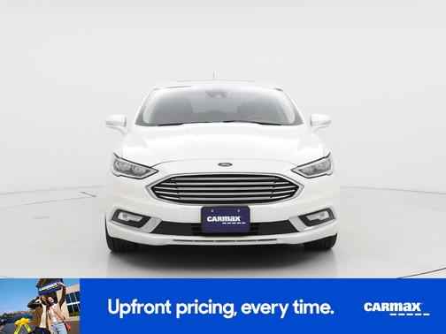 White 2017 Ford Fusion Titanium