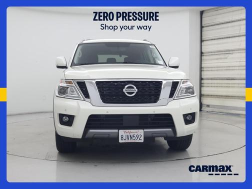 White 2019 Nissan Armada SV