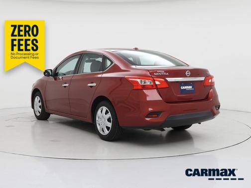 Red 2016 Nissan Sentra SV