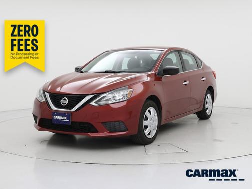 Red 2016 Nissan Sentra SV