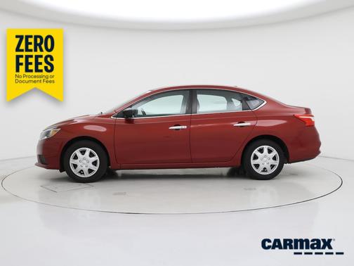 Red 2016 Nissan Sentra SV