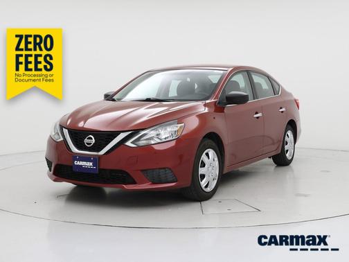 Red 2016 Nissan Sentra SV